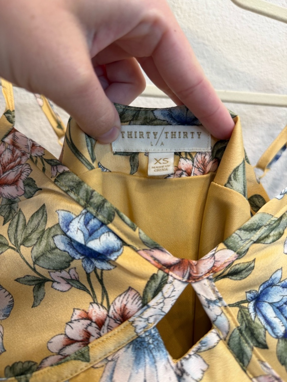 Thirty Thirty Floral Yellow Midi Dress - Picture 3 of 7